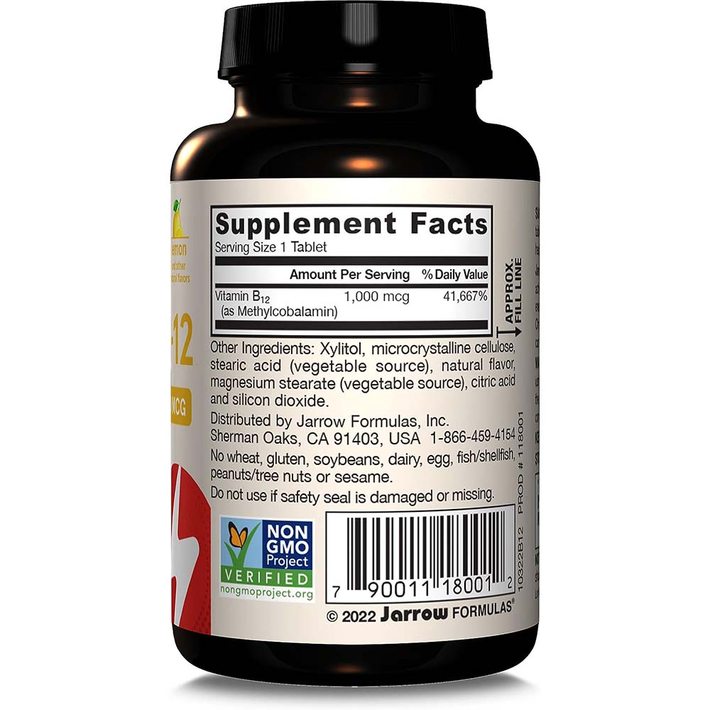 Méthyle B-12, 1000mcg - 100 pastilles – Image 5