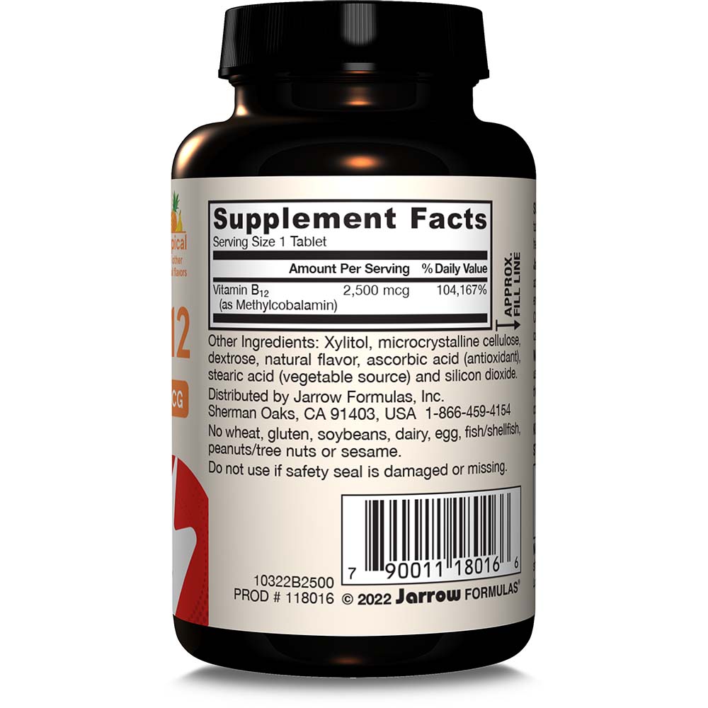 Méthyl B-12, 2500mcg - 100 pastilles – Image 5