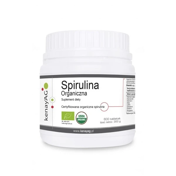 Kenay - KENAY Spirulina Organic (600 tabs)