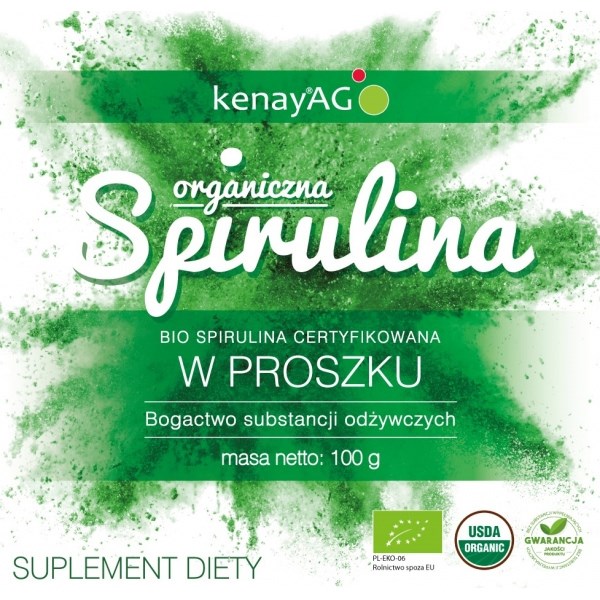 Kenay - KENAY Spirulina Organic Powder (100 g / 3