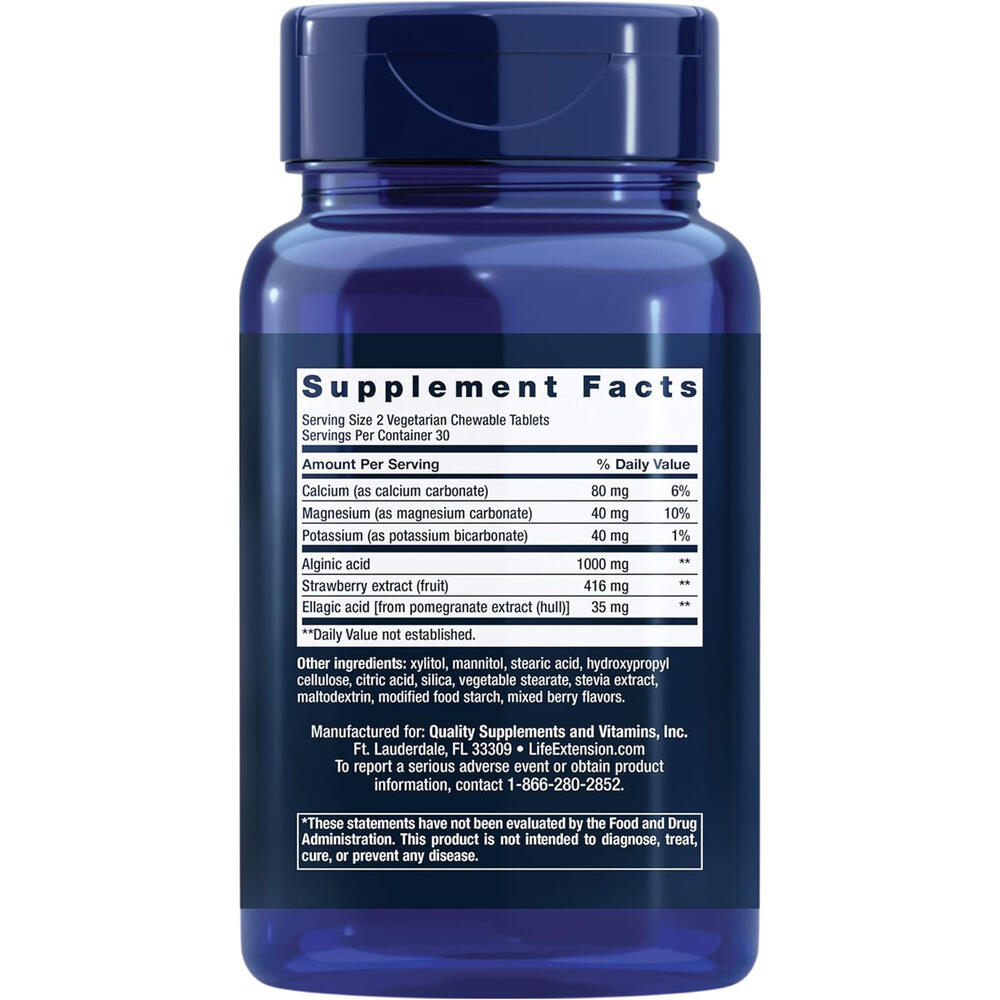 Esophageal Guardian, Berry Flavor - 60 comprimés à mâcher végétariens – Image 3