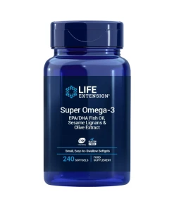 Life Extension - LIFE EXTENSION Super Omega-3 EPA/DHA with Sesame Lignans & Olive Extract EU version (240 easy-to-swallow sgels)
