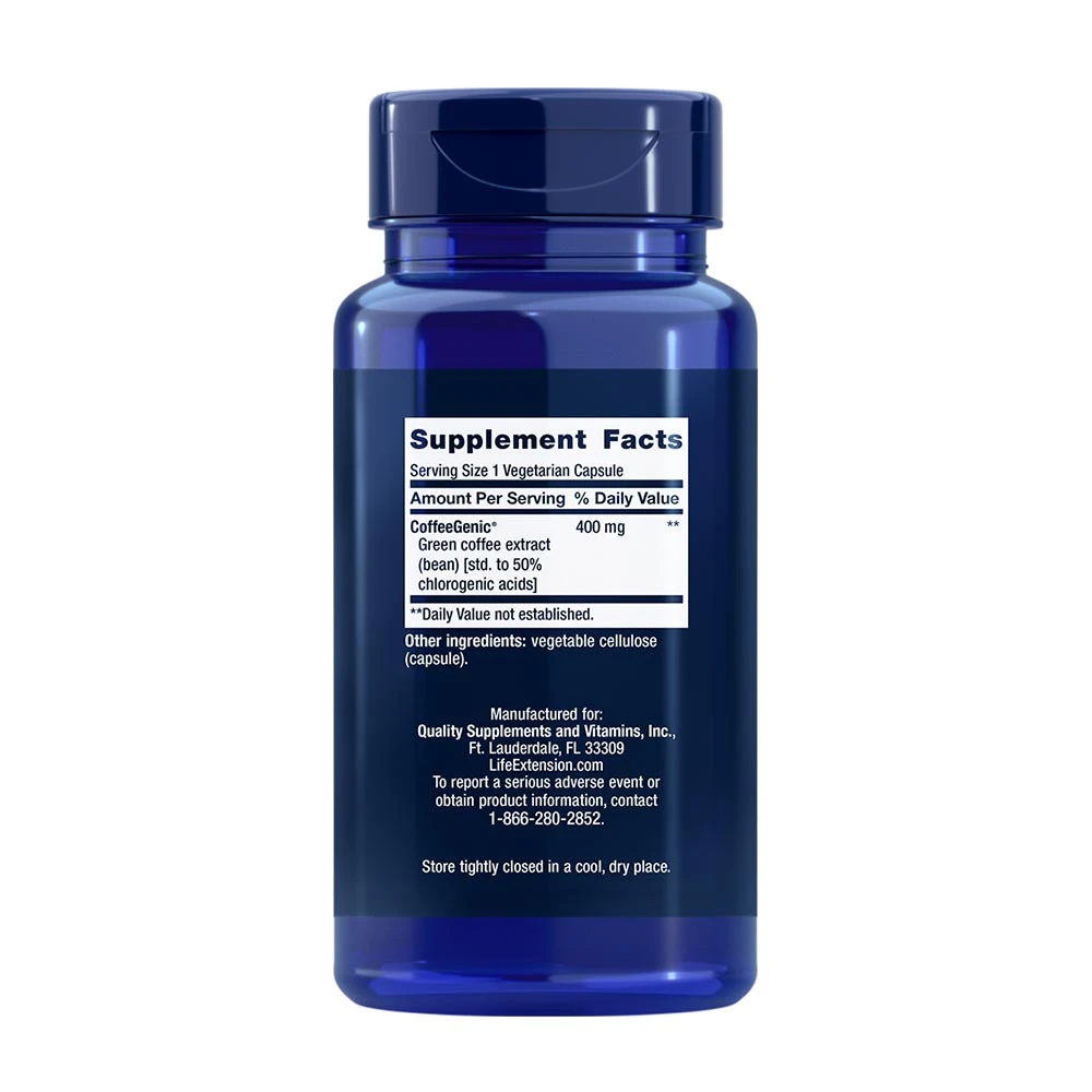 CoffeeGenic, Extrait de café vert, 400mg - 90 vcaps – Image 5