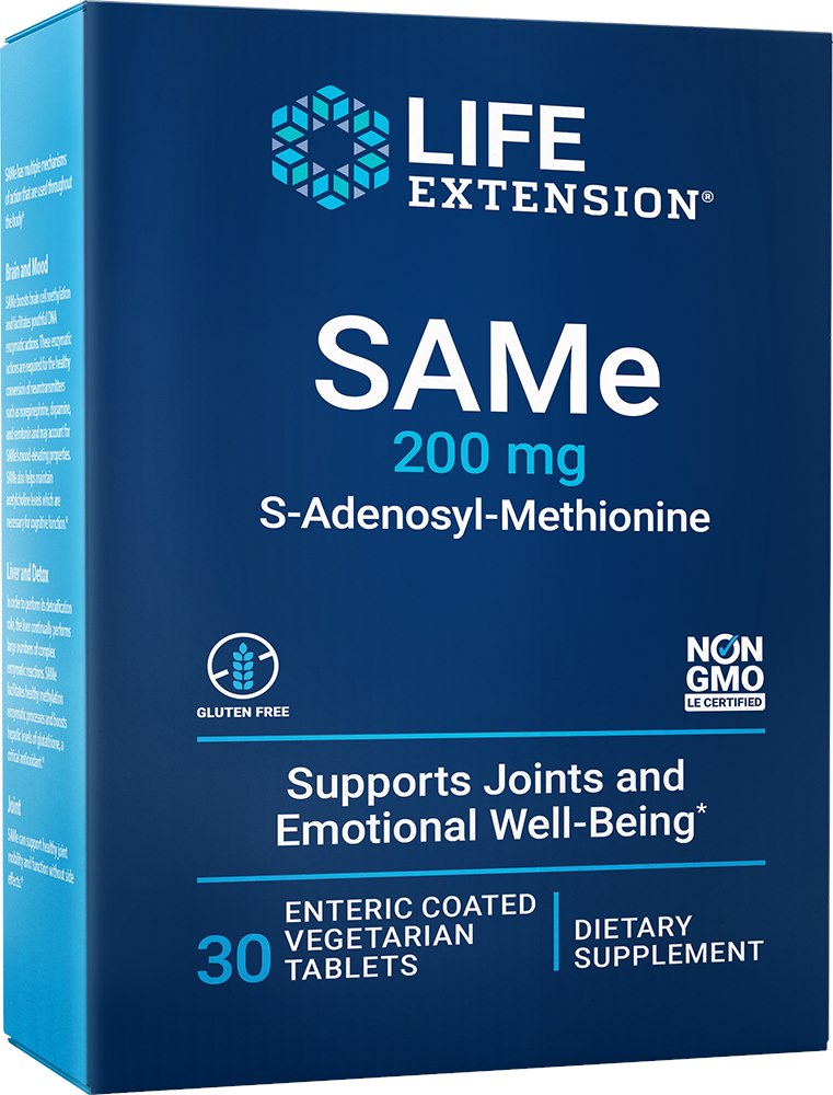 Life Extension - Life Extension - SAMe 200 mg (S-Adenosyl-Methionine) (30 Tablets)
