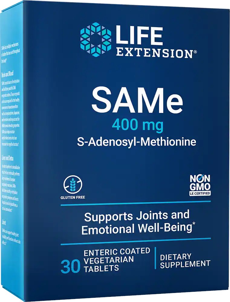 Life Extension - Life Extension - SAMe 400 mg (S-Adenosyl-Methionine) (30 Tablets)