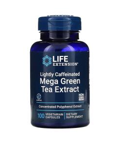 Life Extension - Lightly Caffeinated Mega Green Tea Extract - 100 vcaps