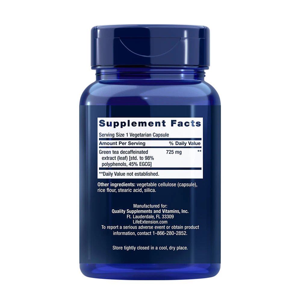 Mega Green Tea Extract - 100 vcaps – Image 6
