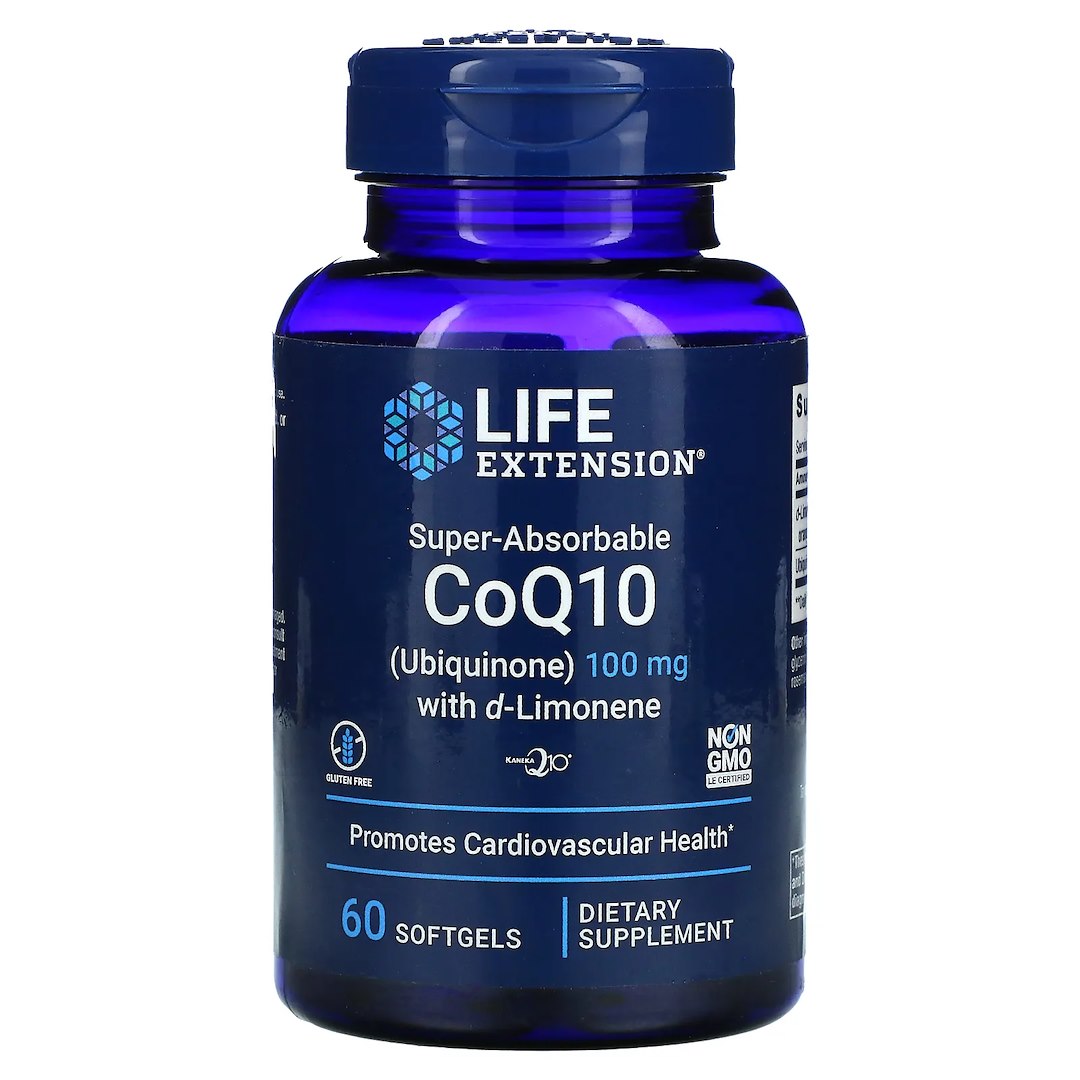 Life Extension - Super-Absorbable CoQ10 (Ubiquinone) with d-Limonene