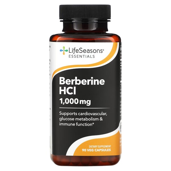 LifeSeasons - Berberine HCl - 90 vcaps