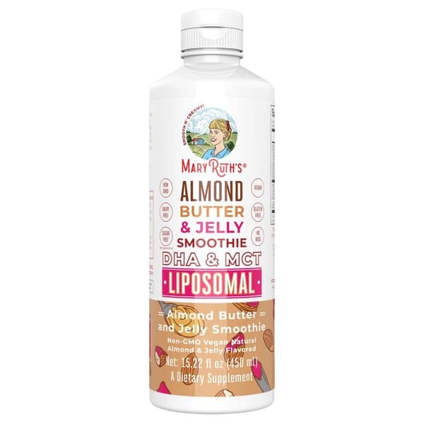 MaryRuth Organics - Mandel Smør & Jelly Smoothie DHA & MCT Liposomal - 450 ml