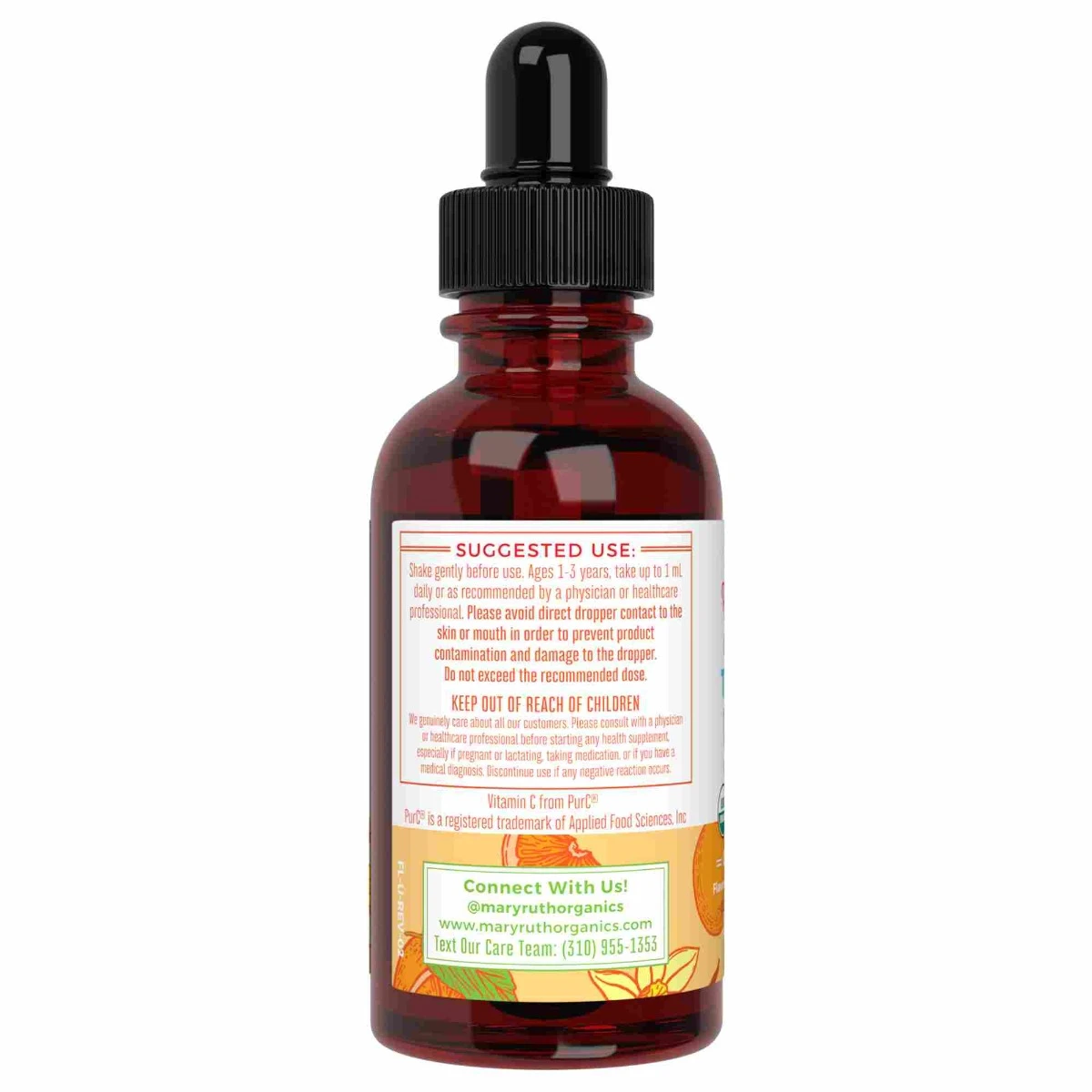 MaryRuth's - Økologiske vitamin D3+K2 dråber til småbørn - 30 ml