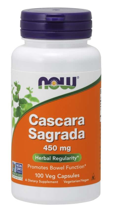 NOW - Cascara Sagrada 450 mg capsules