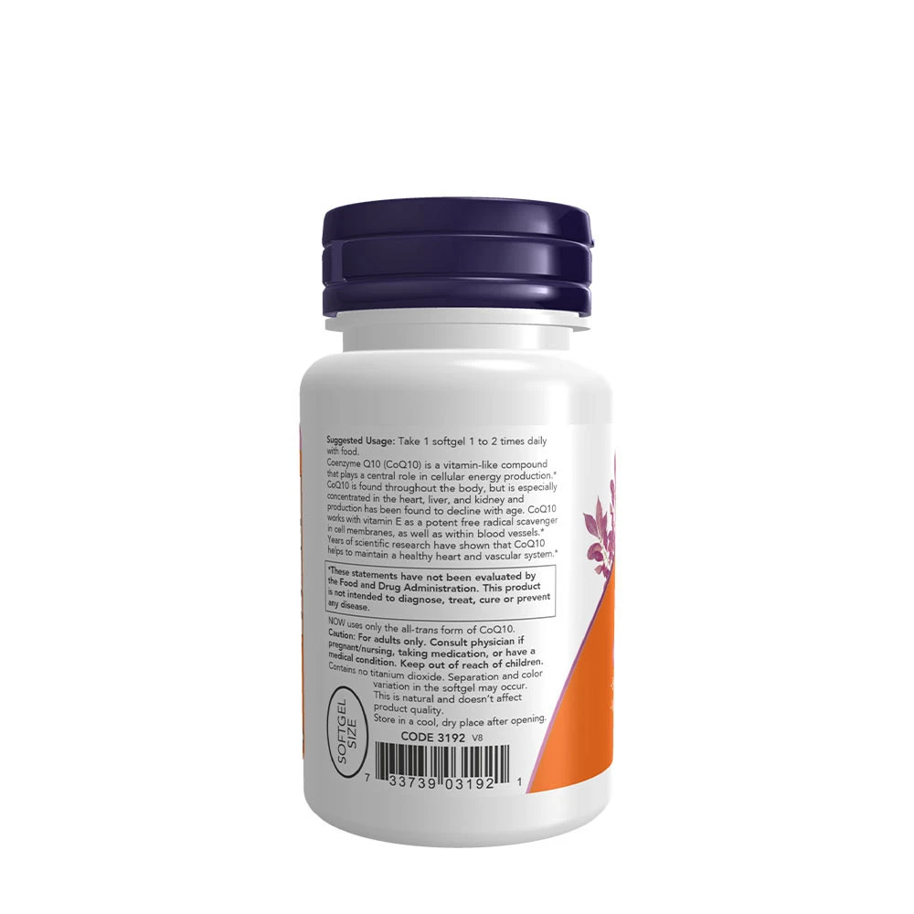 CoQ10 avec Sélénium et Vitamine E, 50mg - 50 softgels – Image 3