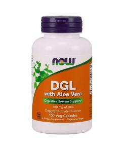 NOW - DGL with Aloe Vera - 100 vcaps