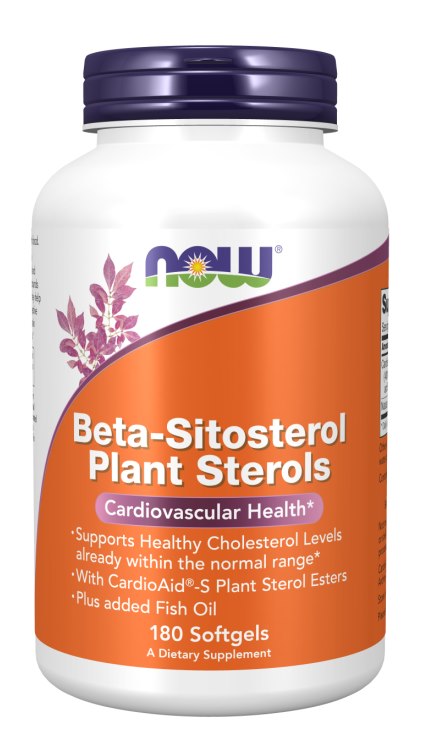 NOW Foods - Beta-Sitosterol Plant Sterols - 180 softgels