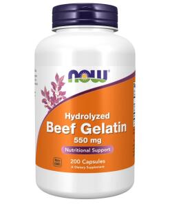 NOW Foods - NOW FOODS Beef Gelatin 550 mg (200 caps.)