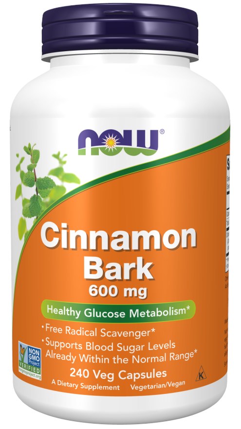NOW Foods - NOW FOODS Cinnamon Bark 600 mg (240 caps.)