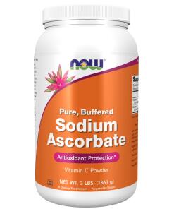 NOW Foods - NOW FOODS Sodium Ascorbate Powder (1361 g / 3 lbs.)