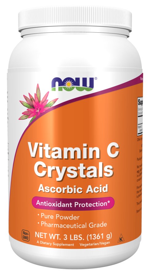 NOW Foods - NOW FOODS Vitamin C Crystals Powder (1361 g/ 3 lbs.)