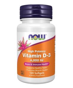 NOW Foods - NOW FOODS Vitamin D3 4000 IU (120 sgels)