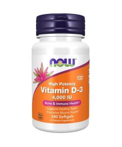 NOW Foods - NOW FOODS Vitamin D3 4000 IU (240 sgels)