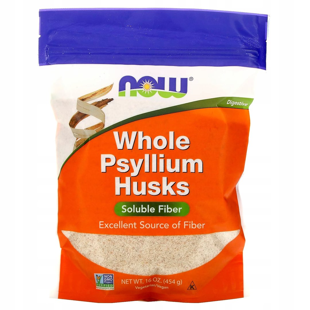 NOW Foods - Psyllium Husks Whole powder