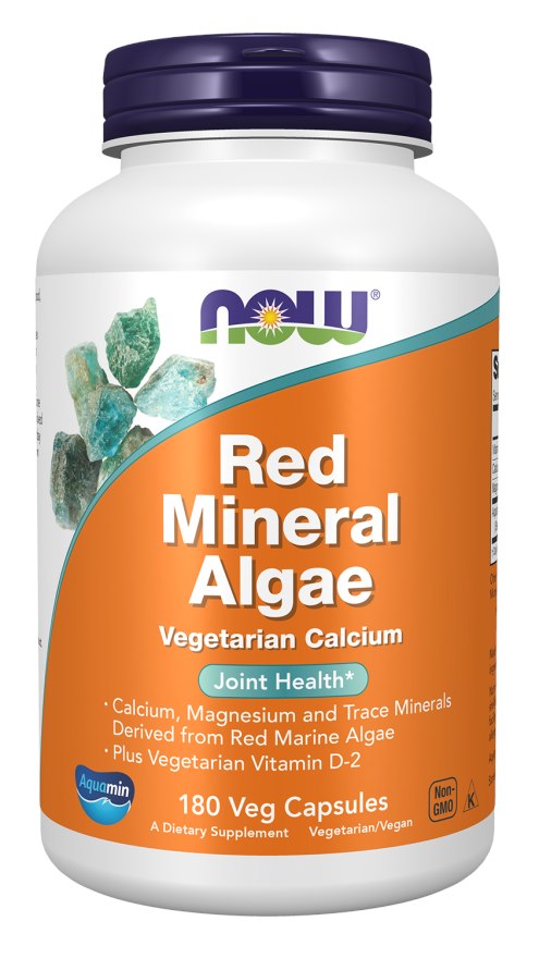 NOW Foods - Red Mineral Algae - 180 vcaps