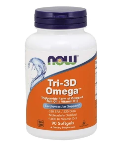 NOW Foods - Tri-3D Omega - 90 softgels