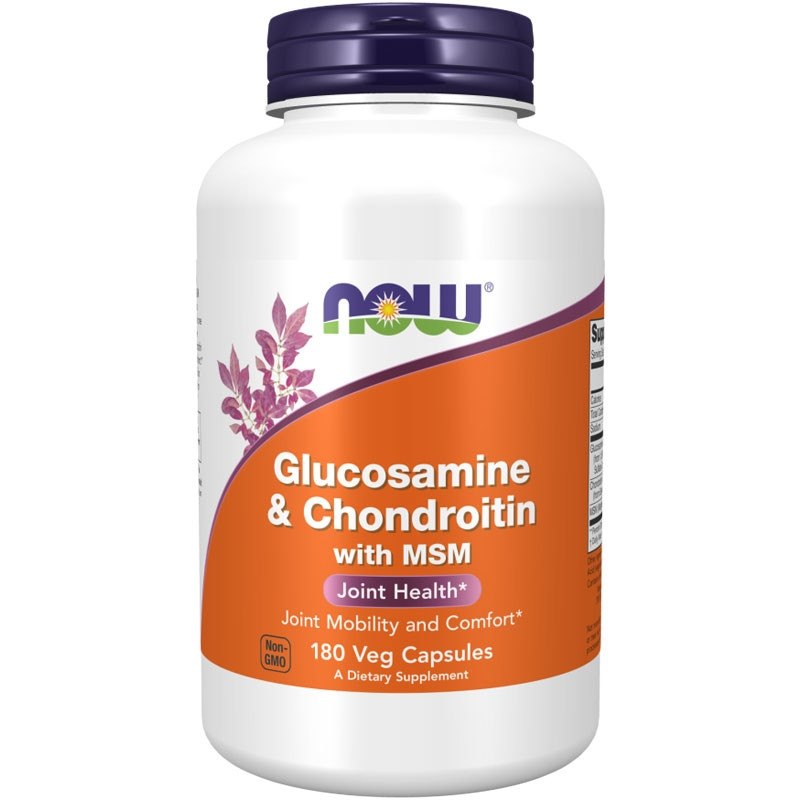 NOW - Glucosamine & Chondroitin with MSM - 180 caps