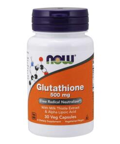NOW - Glutathione with Milk Thistle Extract & Alpha Lipoic Acid