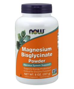 NOW - Magnesium Bisglycinate Powder - 227g