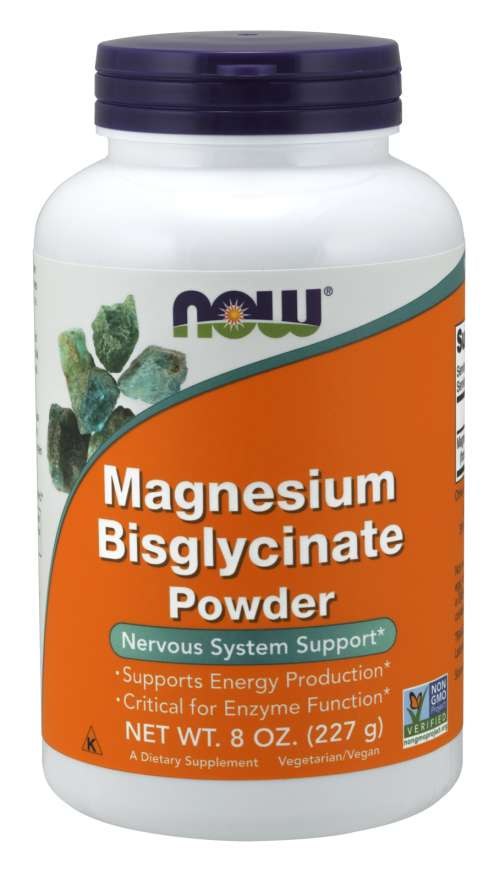 NOW - Magnesium Bisglycinate Powder - 227g