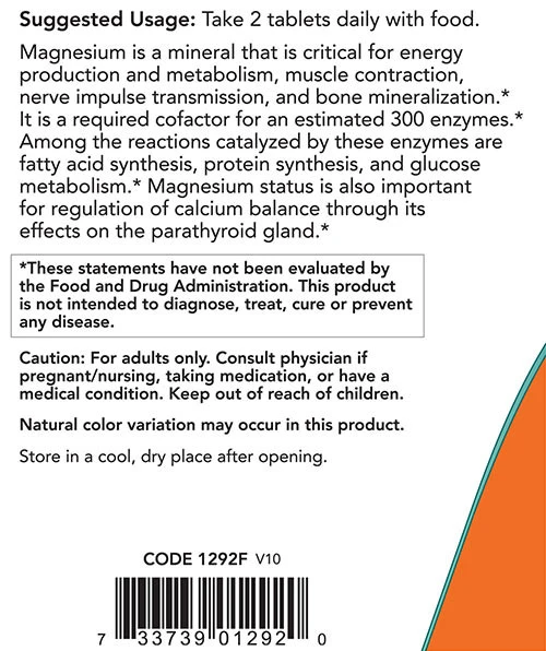 Citrate de magnésium, 200mg - 250 comprimés – Image 3