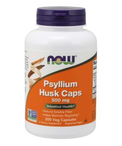 NOW - NOW Psyllium Husk 500 mg (200 Veg Capsules)