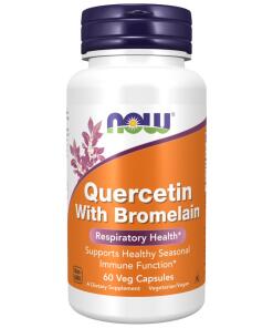 NOW - NOW Quercetin With Bromelain (60 Capsules)