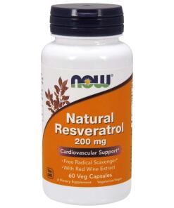 NOW - Natural Resveratrol with Red Wine Extract