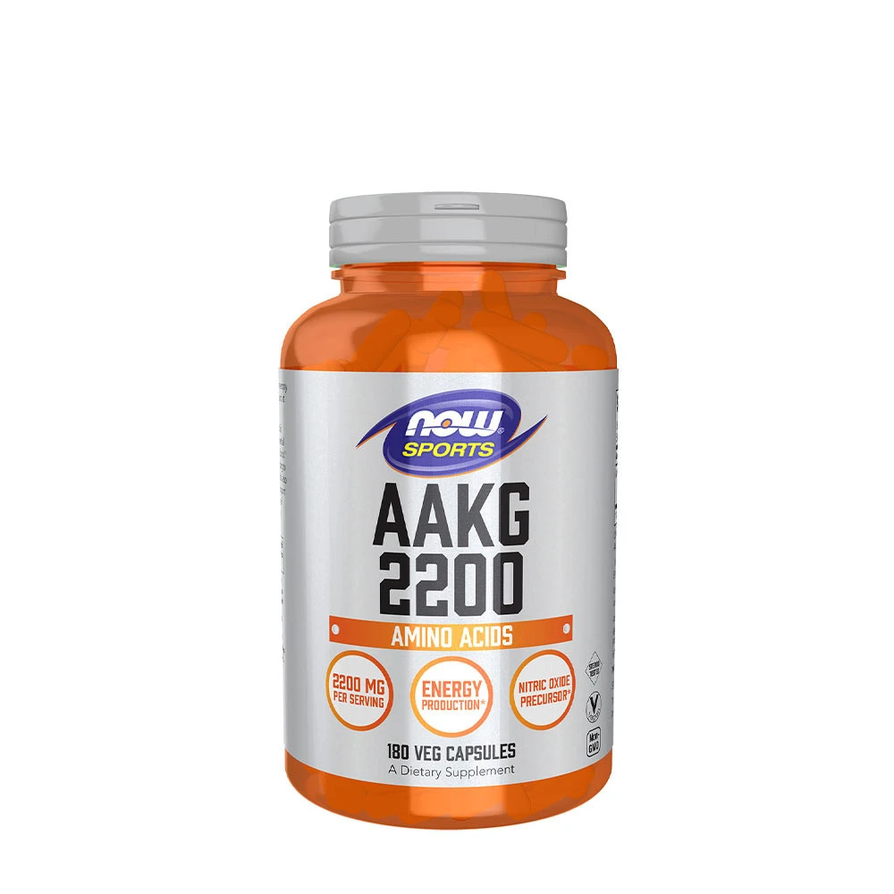 NOW - Now Foods - AAKG 2200 (180 Veg Capsules)
