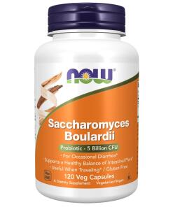 NOW - Saccharomyces Boulardii - 120 vcaps