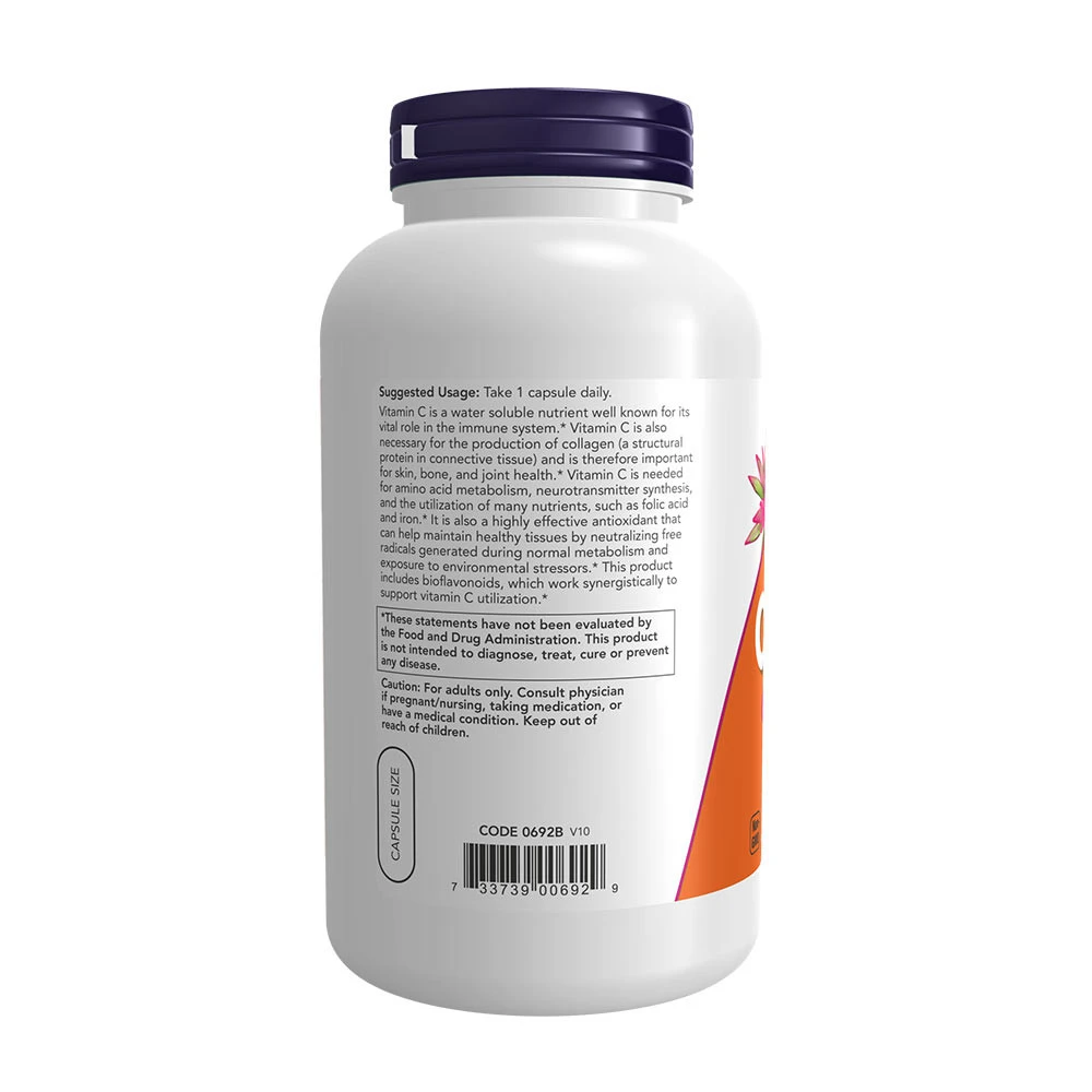 Vitamine C-1000 avec 100mg de bioflavonoïdes - 250 vcaps – Image 3