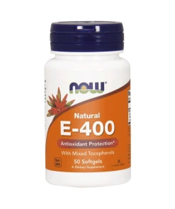 NOW - Vitamin E-400 - Natural (Mixed Tocopherols) - 50 softgels