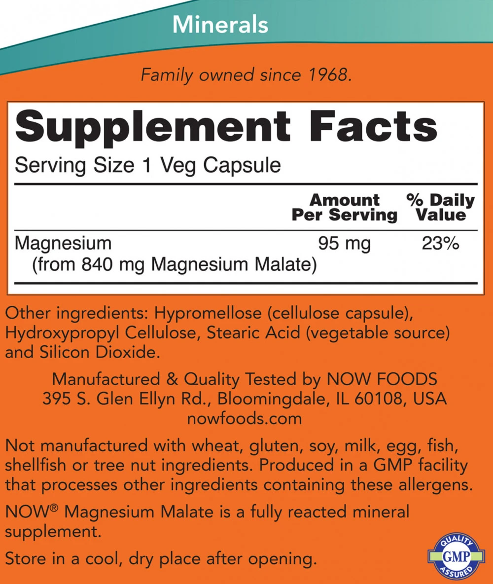 Capsules de Magnésium Malate - 180 capsules végétales – Image 4