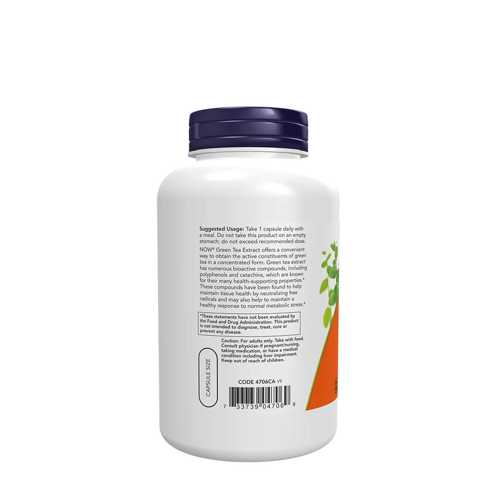 Extrait de thé vert 400 mg (250 capsules végétales) de Now Foods – Image 3