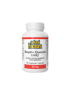 Natural Factors - Natural Factors Bioactive Quercetin EMIQ 50 mg (60 Capsules)