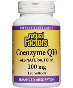 Natural Factors - Natural Factors Coenzyme Q10 100mg 120 soft capsules