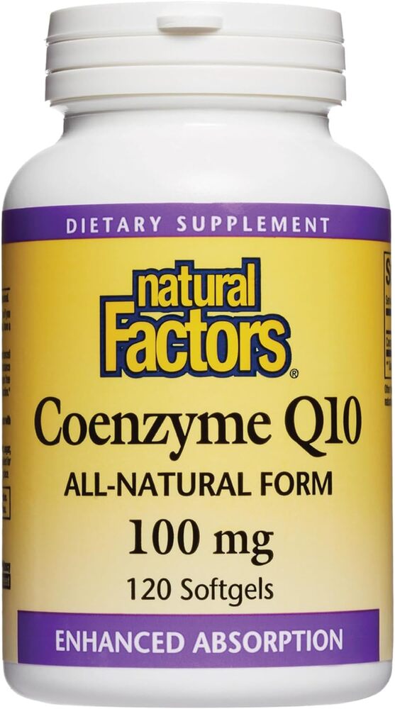 Natural Factors - Natural Factors Coenzyme Q10 100mg 120 soft capsules