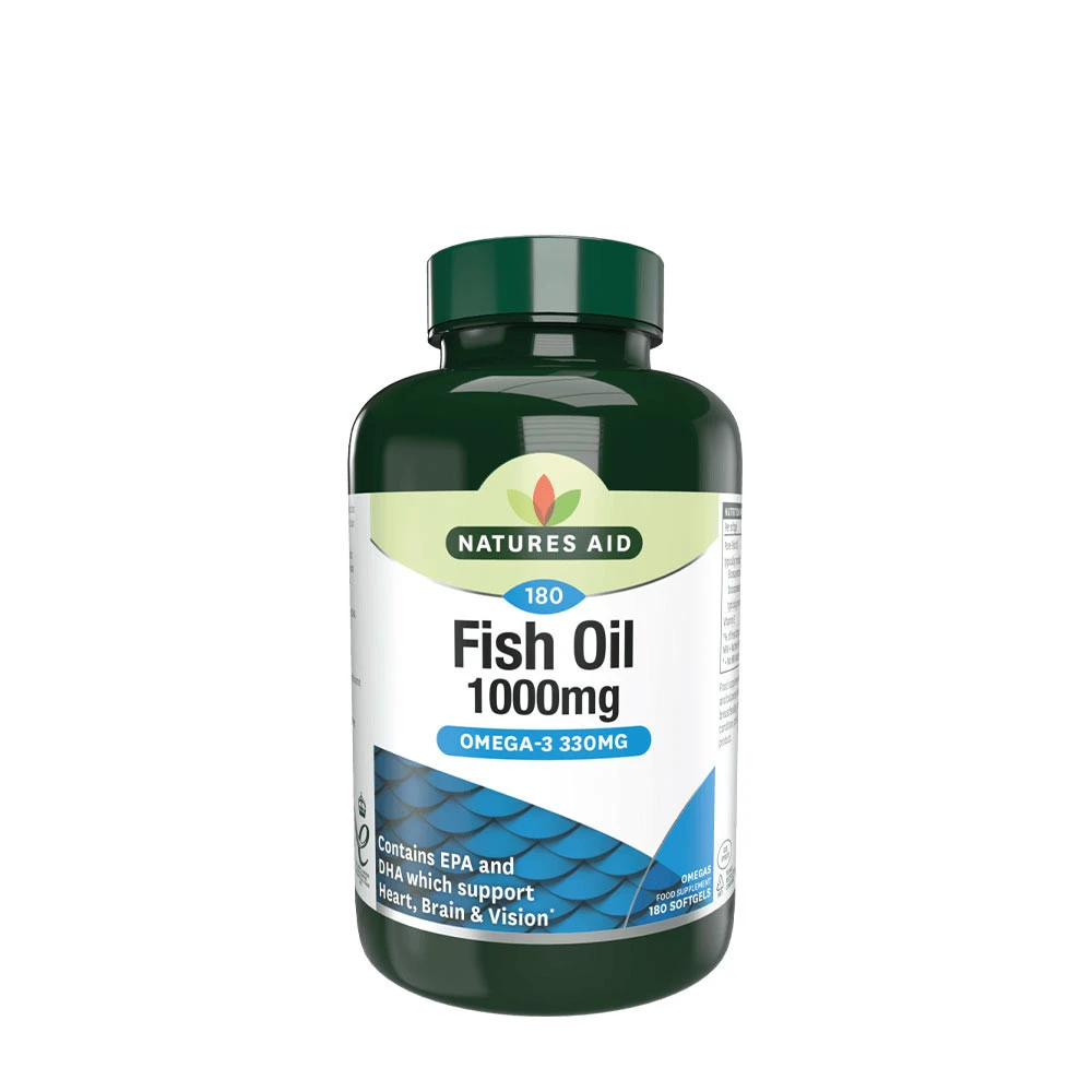 Natures Aid - Natures Aid Fish Oil 1000 mg (90 Softgels)