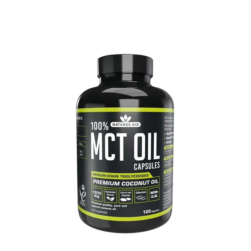 Natures Aid - Natures Aid MCT Oil Capsules (120 Capsules)