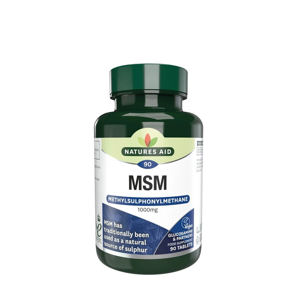 Natures Aid - Natures Aid MSM 1000 mg (90 Tablets)