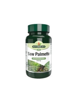 Natures Aid - Natures Aid Saw Palmetto Standardised 500 mg (90 Tablets)