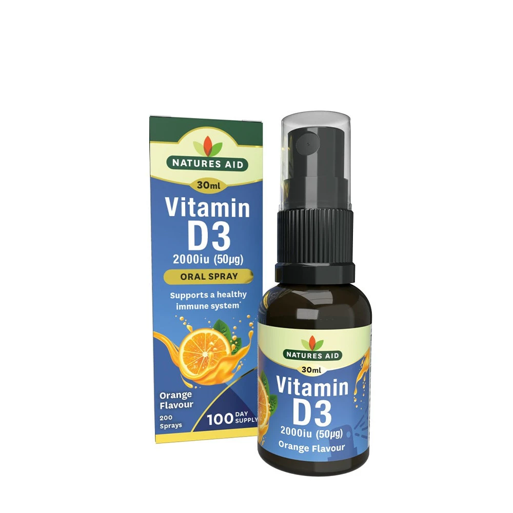 Natures Aid - Natures Aid Vitamin D3 Daily Oral Spray (30 ml